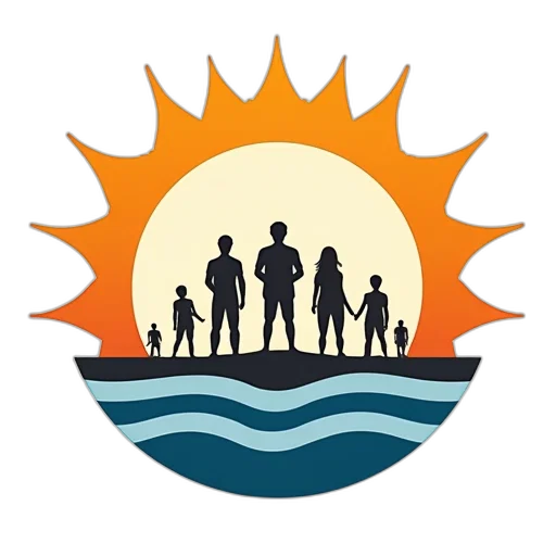concept art, beach, sign, our transparent PNG cut-out