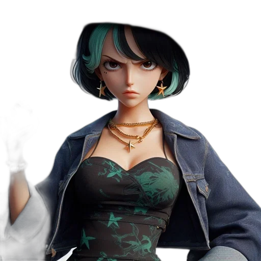 jacket, hat, concept art, 3d render transparent PNG cut-out