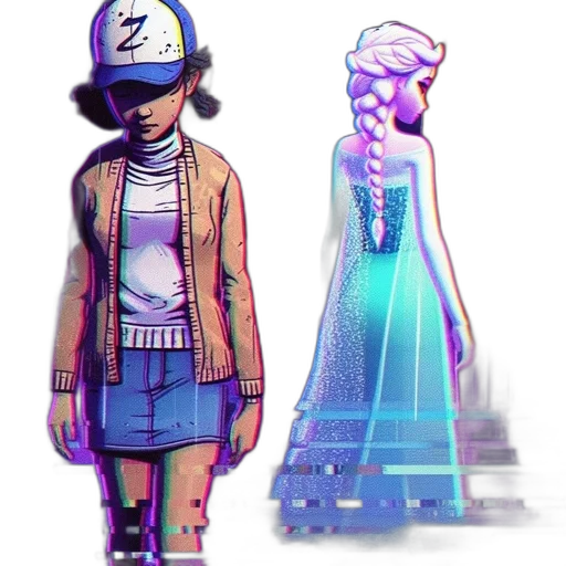 dress, jacket, hat, concept art transparent PNG cut-out