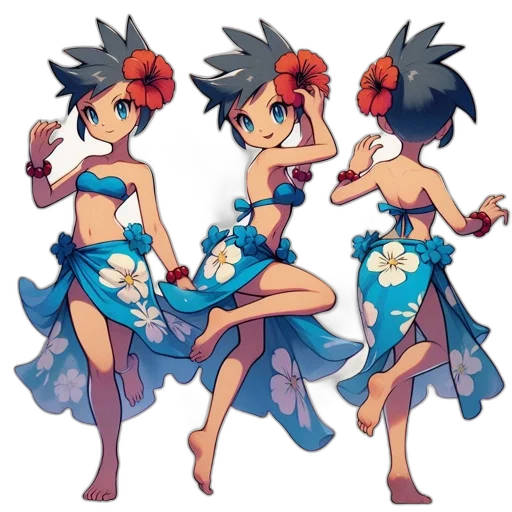 dress, concept art, pixel art, anime transparent PNG cut-out