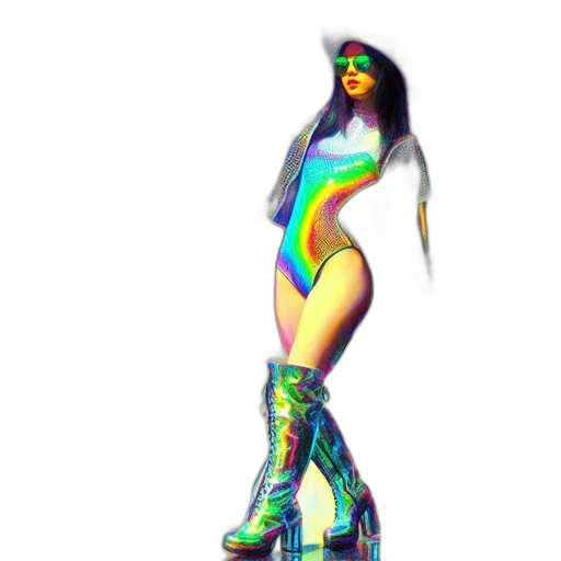 shoes, robot, dress, 3d render transparent PNG cut-out