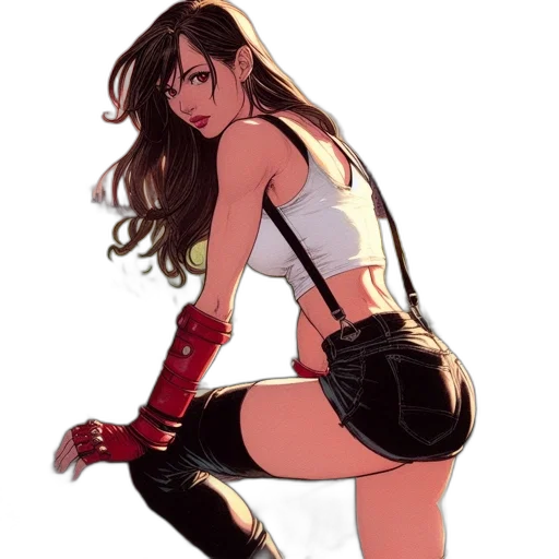 comic book art, concept art, cartoon, pixel art transparent PNG cut-out