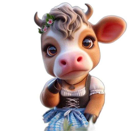 dress, animal, face, creature transparent PNG cut-out