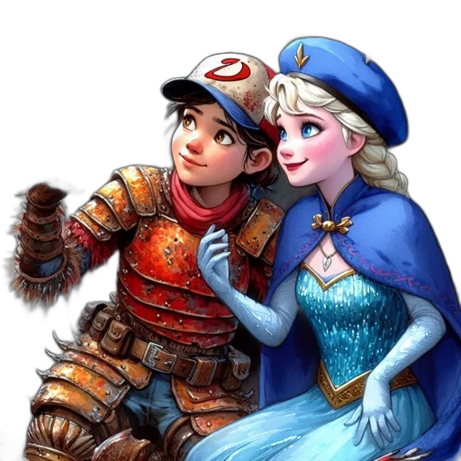 fantasy art, concept art, comic book art, pixel art transparent PNG cut-out