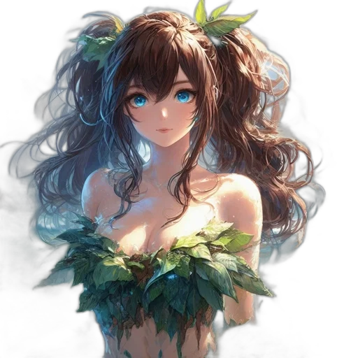 dress, crown, flower, dragon transparent PNG cut-out