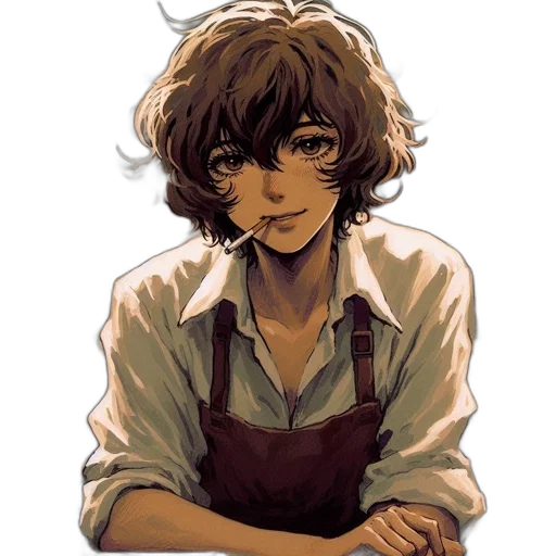 staff, face, food, hair transparent PNG cut-out