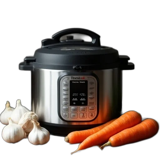 food, electric, pressure, pot transparent PNG cut-out
