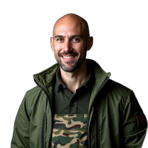 jacket, staff, face, animal transparent PNG cut-out