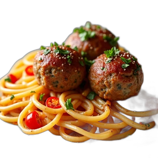 food, photorealistic, 3d render, plate transparent PNG cut-out