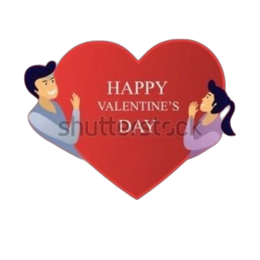 cartoon, cheerful, valentine, day transparent PNG cut-out