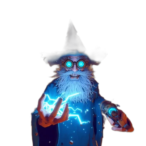 staff, hat, creature, dragon transparent PNG cut-out