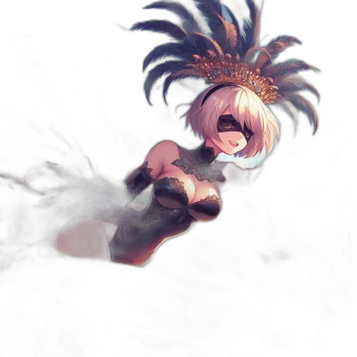 dragon, weapon, hair, staff transparent PNG cut-out