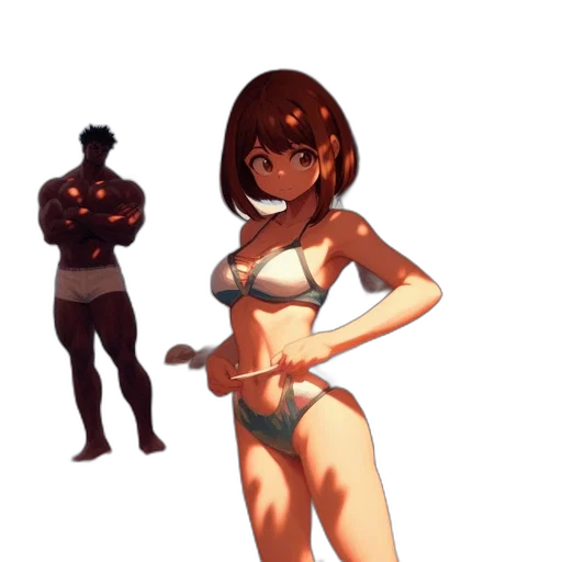 weapon, dress, robot, staff transparent PNG cut-out