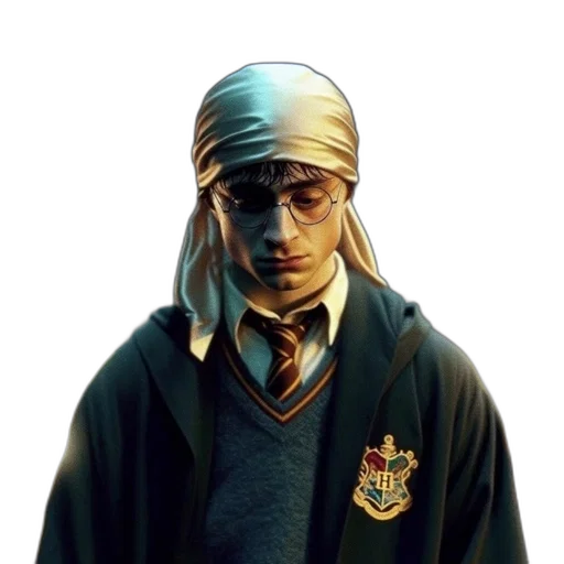 jacket, hat, staff, mask transparent PNG cut-out