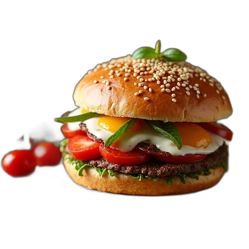 food, photorealistic, 3d render, products transparent PNG cut-out