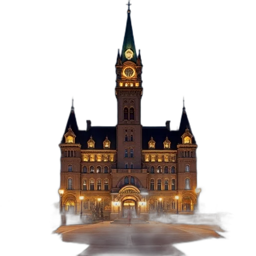 building, staff, concept art, watercolor transparent PNG cut-out