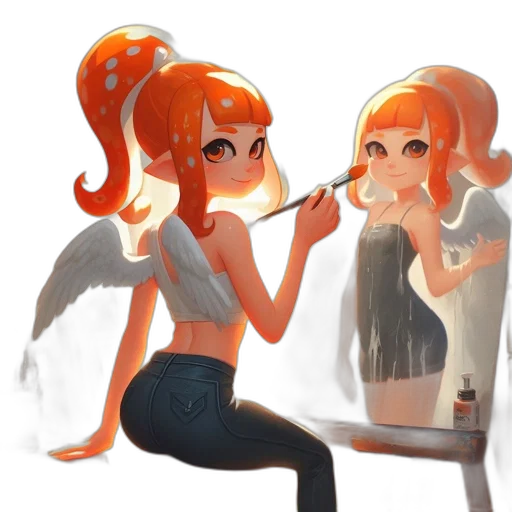 staff, weapon, concept art, anime transparent PNG cut-out