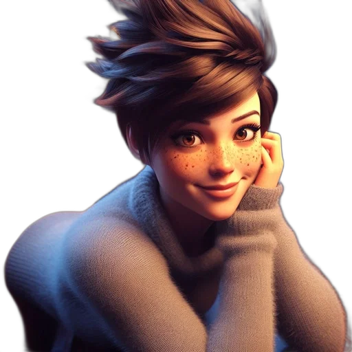 face, staff, creature, hair transparent PNG cut-out