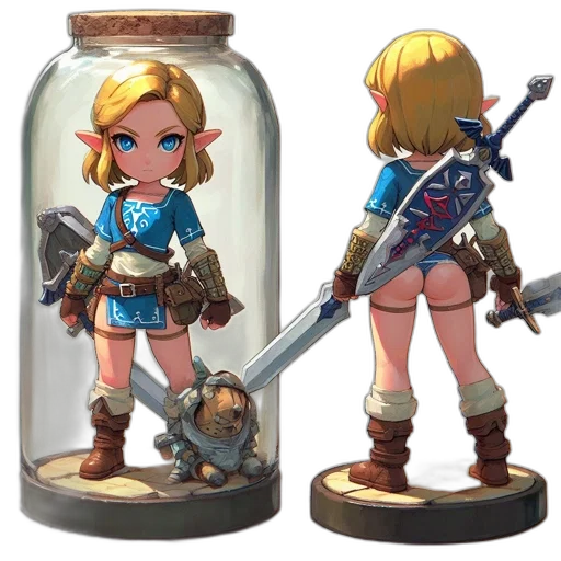 concept art, fantasy art, 3d render, pixel art transparent PNG cut-out