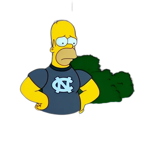 cartoon, pixel art, homer, simpson transparent PNG cut-out