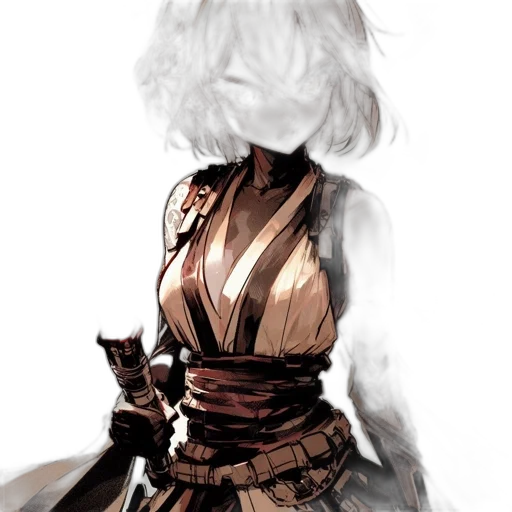 dress, mask, sword, staff transparent PNG cut-out