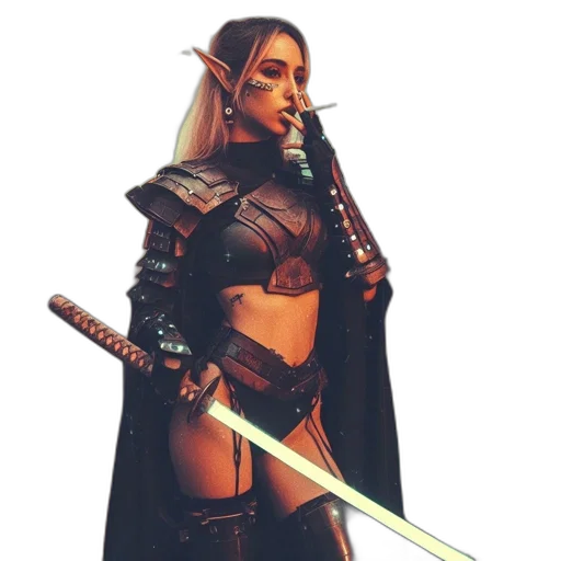staff, sword, weapon, fantasy art transparent PNG cut-out