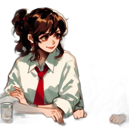 staff, food, anime, pixel art transparent PNG cut-out