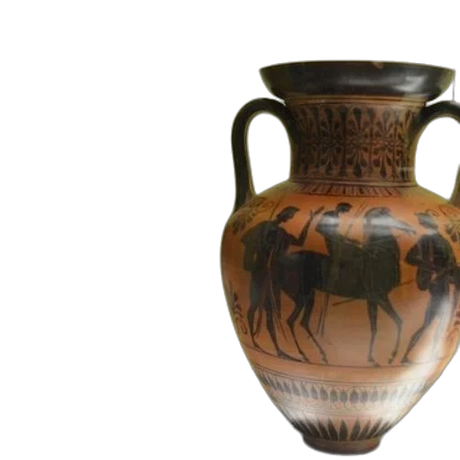 photorealistic, two, ancient, greek transparent PNG cut-out