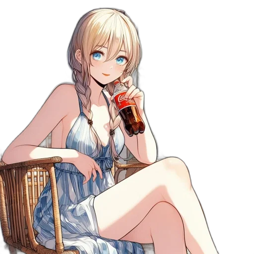 dress, bottle, staff, food transparent PNG cut-out