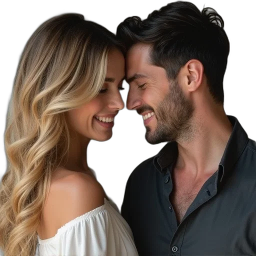 hair, face, jewelry, photorealistic transparent PNG cut-out