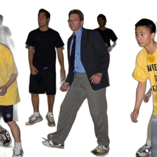 staff, man, suit, walks transparent PNG cut-out