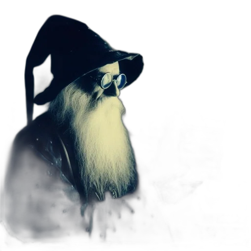 hat, mask, staff, hair transparent PNG cut-out