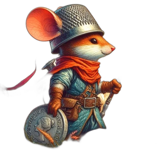 staff, hat, animal, weapon transparent PNG cut-out