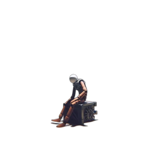 robot, furniture, staff, dress transparent PNG cut-out