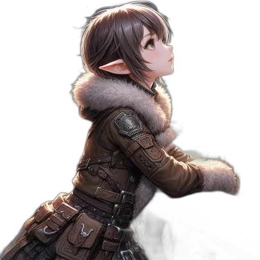 jacket, weapon, staff, sword transparent PNG cut-out