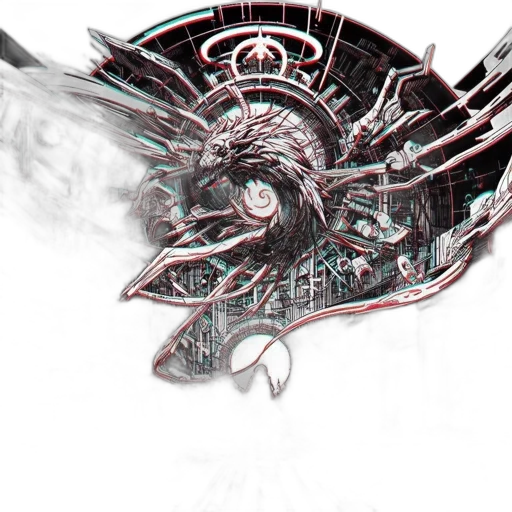 mask, cyberpunk, concept art, fantasy art transparent PNG cut-out