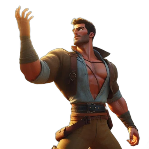 jacket, weapon, staff, sword transparent PNG cut-out