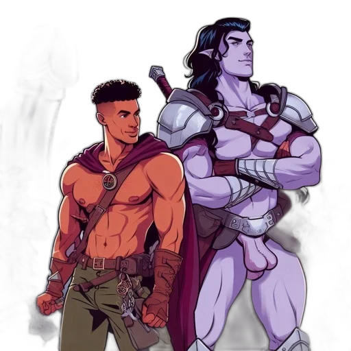 comic book art, concept art, fantasy art, pixel art transparent PNG cut-out