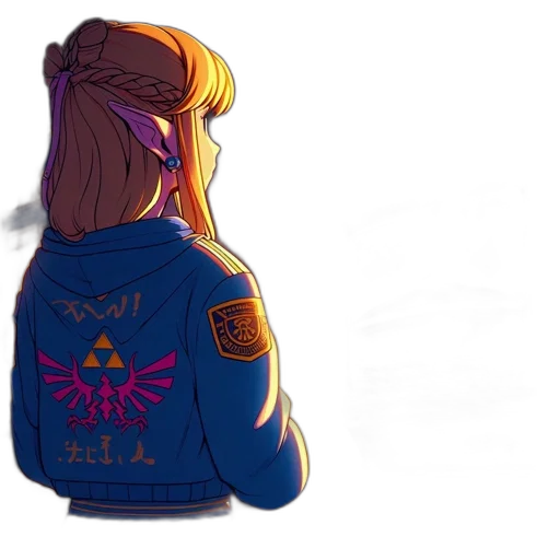 jacket, mask, staff, crown transparent PNG cut-out