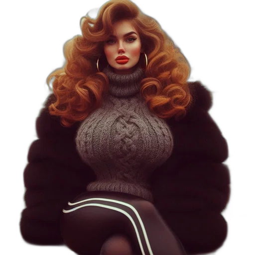 jacket, hair, dress, fantasy art transparent PNG cut-out