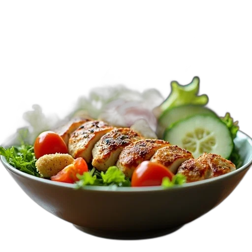 food, 3d render, photorealistic, bowl transparent PNG cut-out