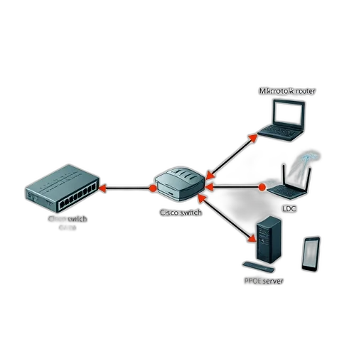 3d render, network, diagram, showing transparent PNG cut-out