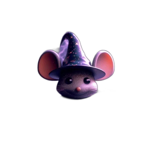 hat, mask, staff, creature transparent PNG cut-out