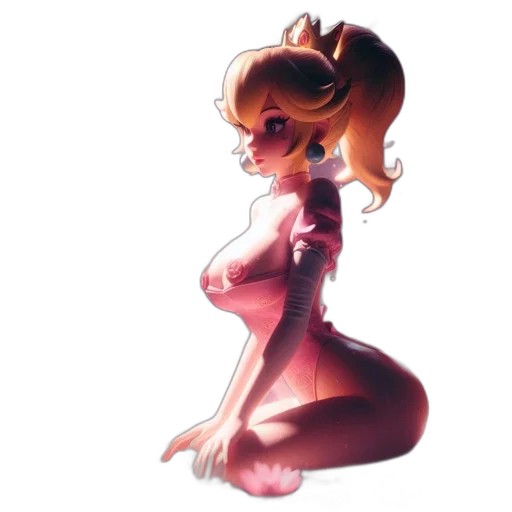 dress, staff, crown, concept art transparent PNG cut-out