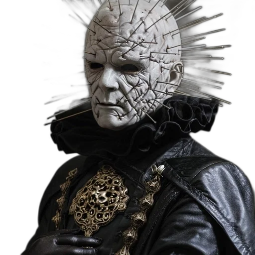 mask, jacket, face, creature transparent PNG cut-out