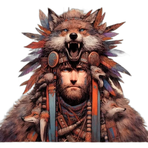 animal, face, creature, staff transparent PNG cut-out