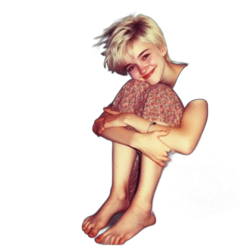 shoes, face, hair, creature transparent PNG cut-out