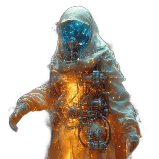 jacket, robot, dress, staff transparent PNG cut-out