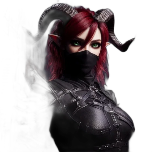 mask, fantasy art, concept art, comic book art transparent PNG cut-out