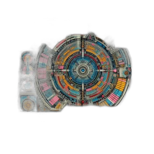 jewelry, weapon, outer space, complex transparent PNG cut-out